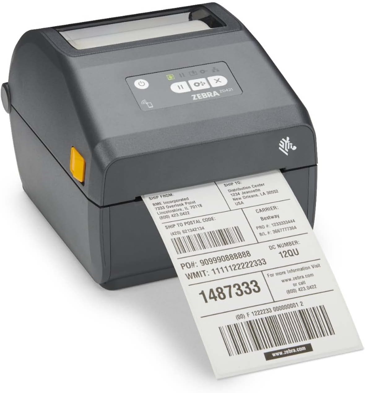 Zebra ZD421 203dpi Direct Thermal Label Printer USB Bluetooth