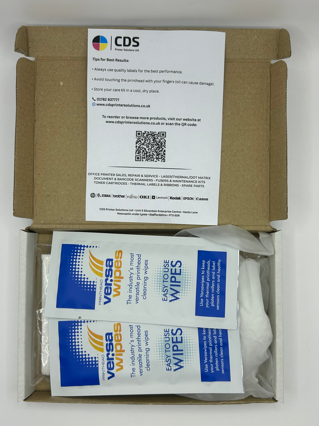 Thermal Printer Cleaning Kit - Keep your Zebra Label printer running smoothly
