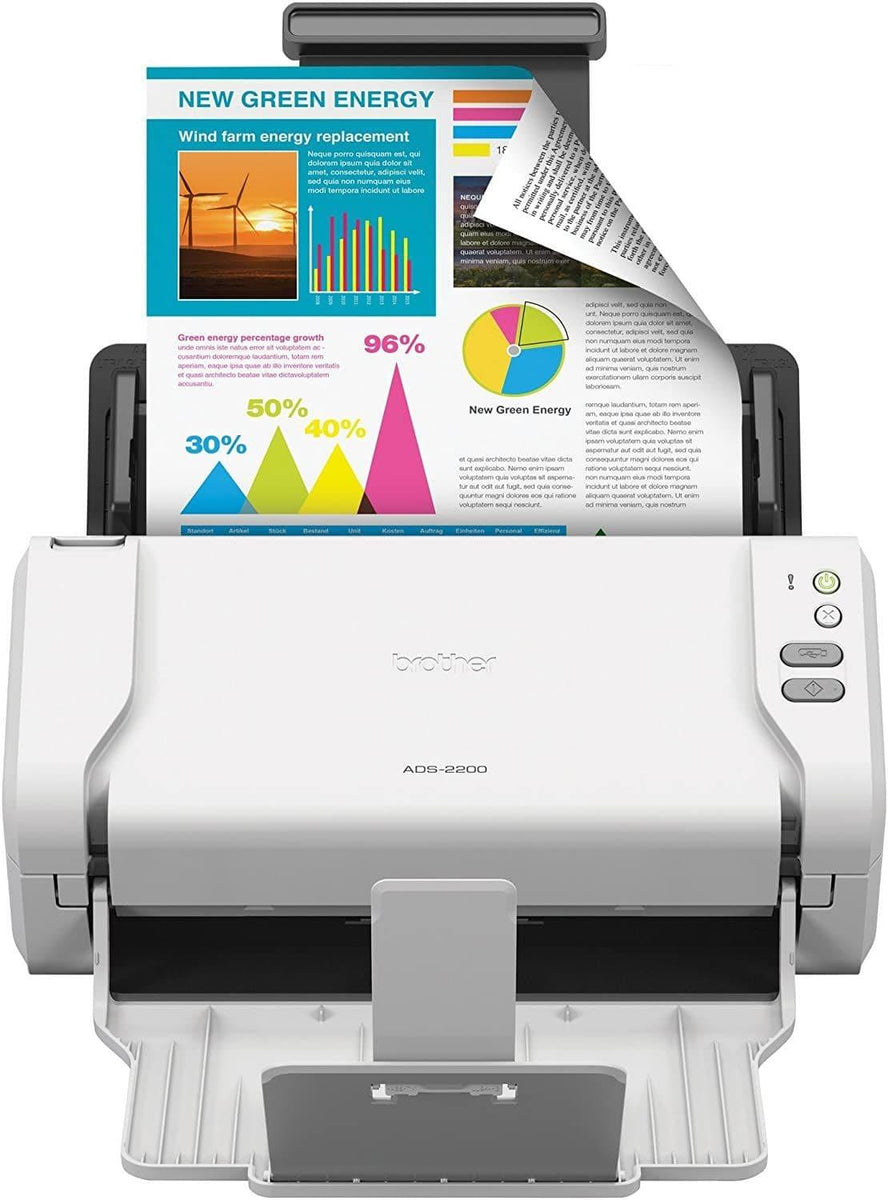 Brother ADS2200 A4 Colour USB Duplex Desktop Sheet Fed Scanner CDS