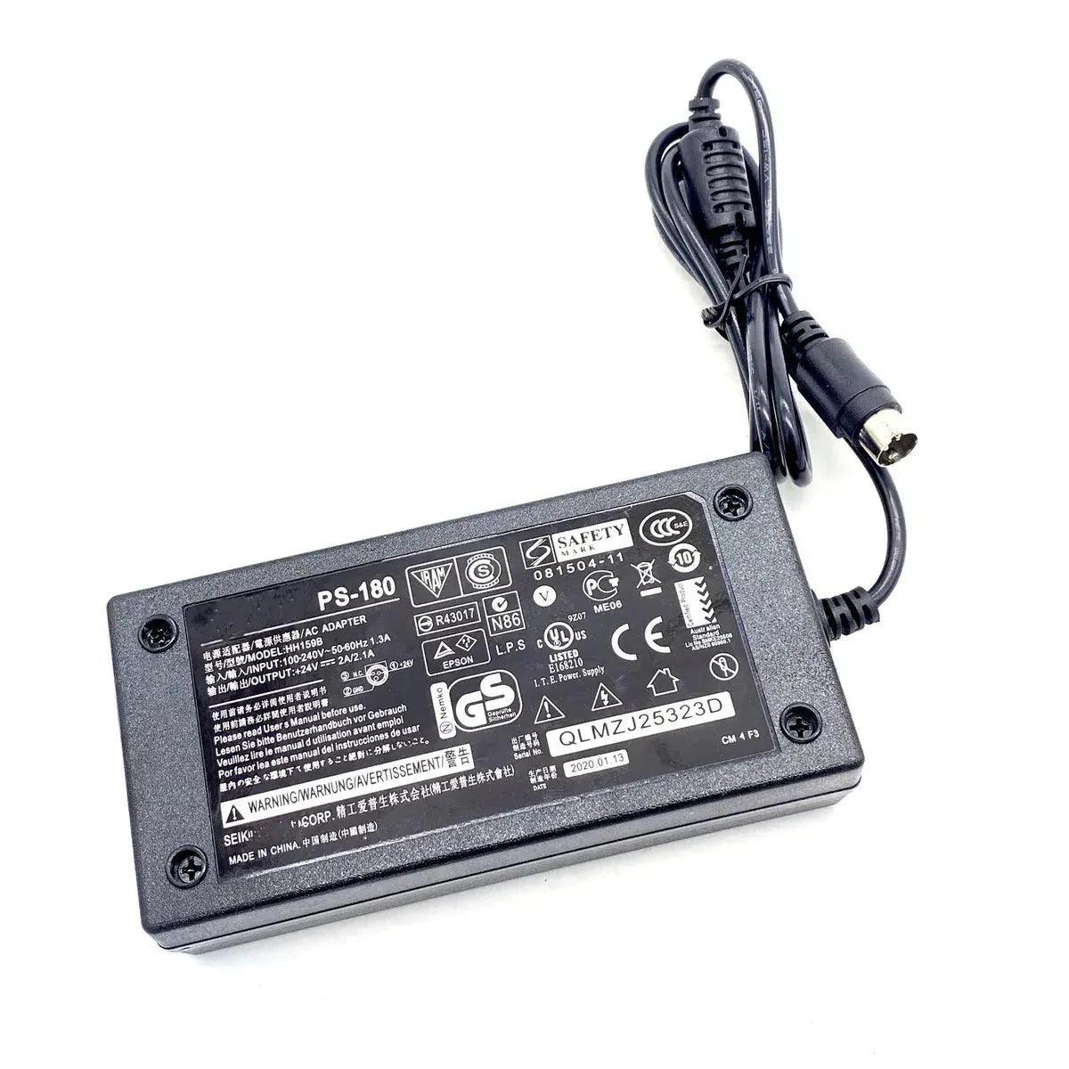 Epson PS-180 External DC Power Supply - 24V 2A 3-Pin DIN - CDS Printer Solutions Ltd.
