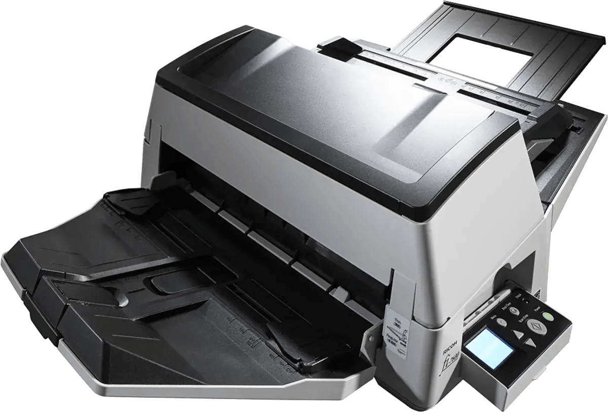 Fujitsu fi-7600 A3 duplex document scanner front view high volume production scanner