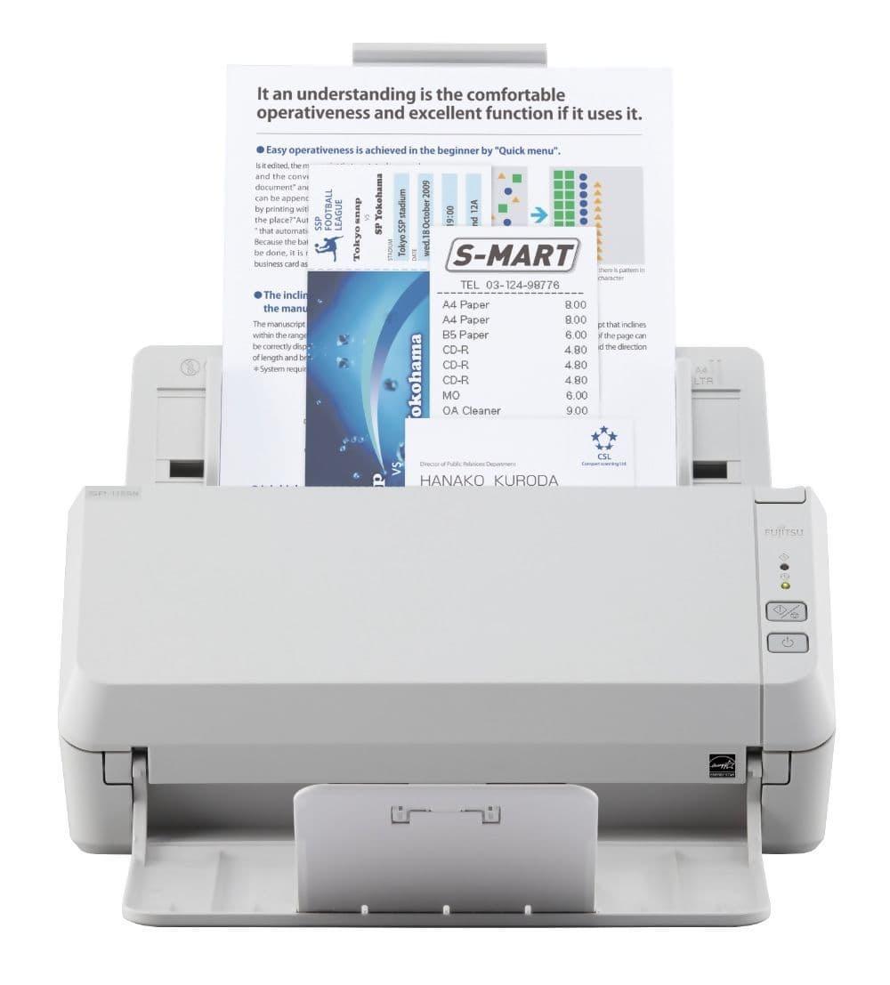 Fujitsu SP1125N A4 Colour Duplex USB / LAN Sheet Fed Scanner CDS
