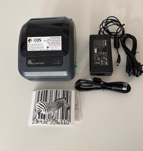 Zebra GK420d Thermal Label Printer – Desktop Direct Thermal, USB, Barcode Printer 203dpi
