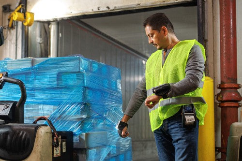 Zebra RS61B0-KBSSZWR barcode reader Wearable bar code reader 2D LED Grey