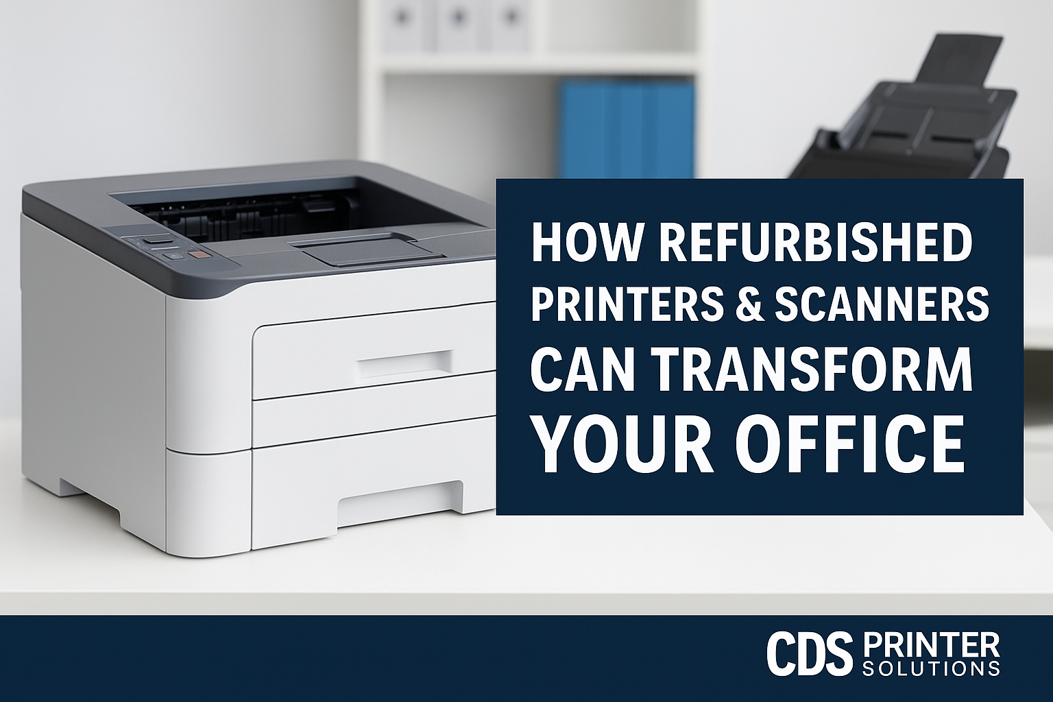 How Refurbished Printers & Scanners Can Transform Your Office - Smart, Cost-Effective Print & Scan Solutions