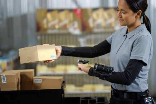 Zebra RS61B0-KBSSZWR barcode reader Wearable bar code reader 2D LED Grey