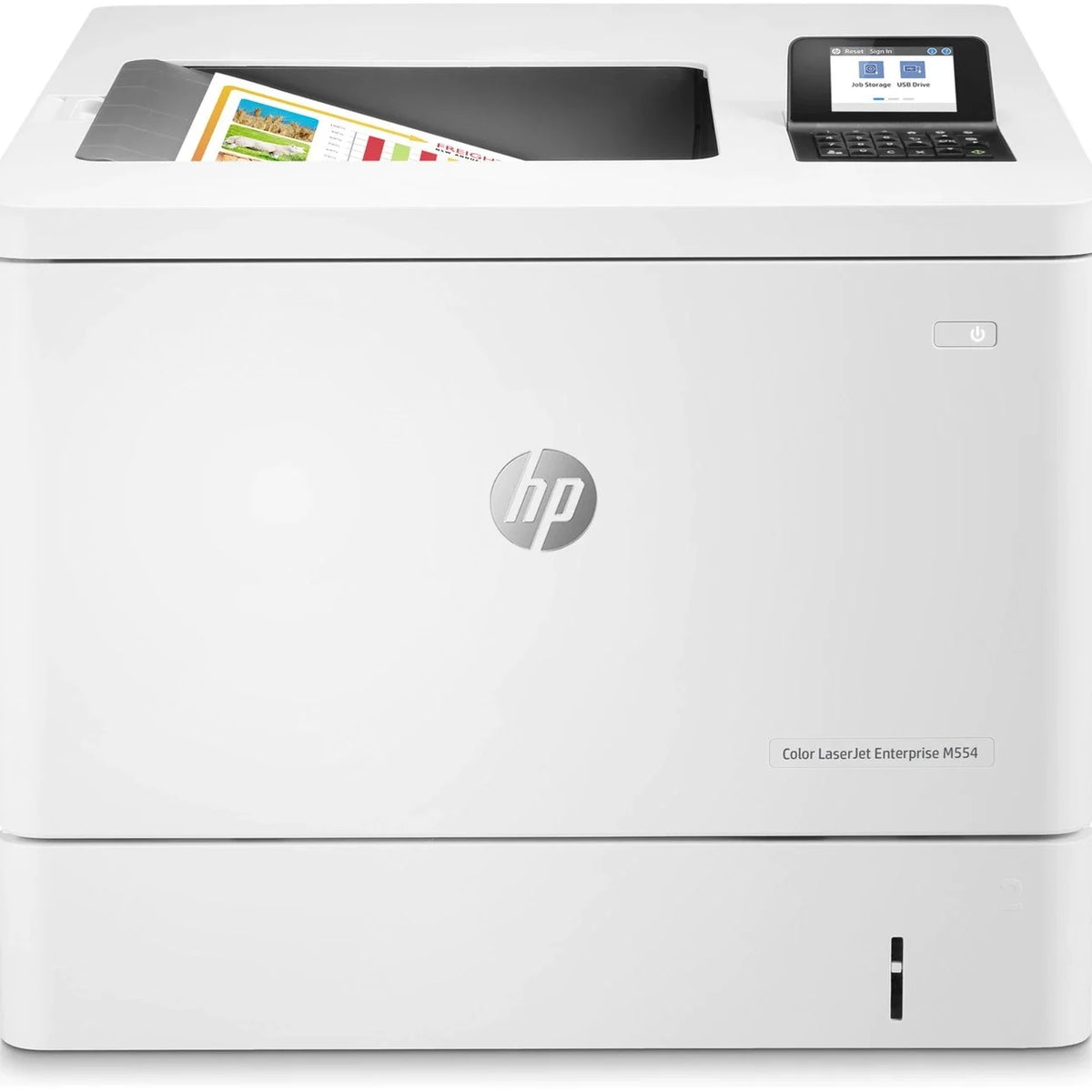 M554 Printer HP Colour LaserJet Enterprise M554DN A4 Duplex USB Network Laser Print ...