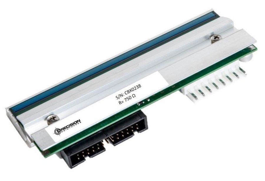 Thermal printhead close-up