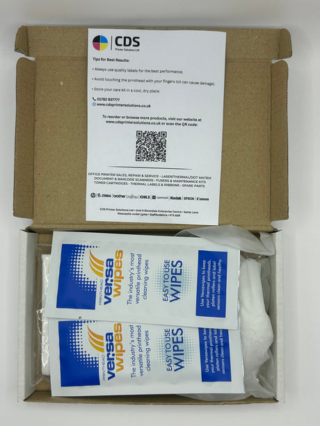Thermal Printer Cleaning Kit - Keep your Zebra Label printer running smoothly