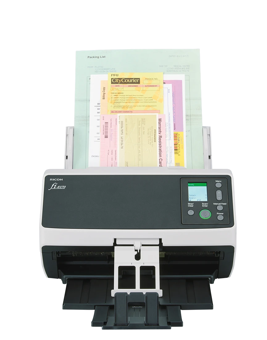 Fujitsu (Ricoh) Fi-8170 High Speed A4 Colour Sheet Fed Duplex Scanner - USB / Network