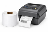 4x6 shipping labels thermal transfer with printer in background