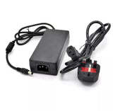 Zebra ZD410 label printer power cable with UK plug for reliable power connection