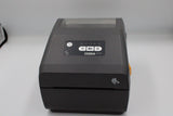 Zebra ZD421 direct thermal label printer 203dpi front view USB Ethernet Bluetooth