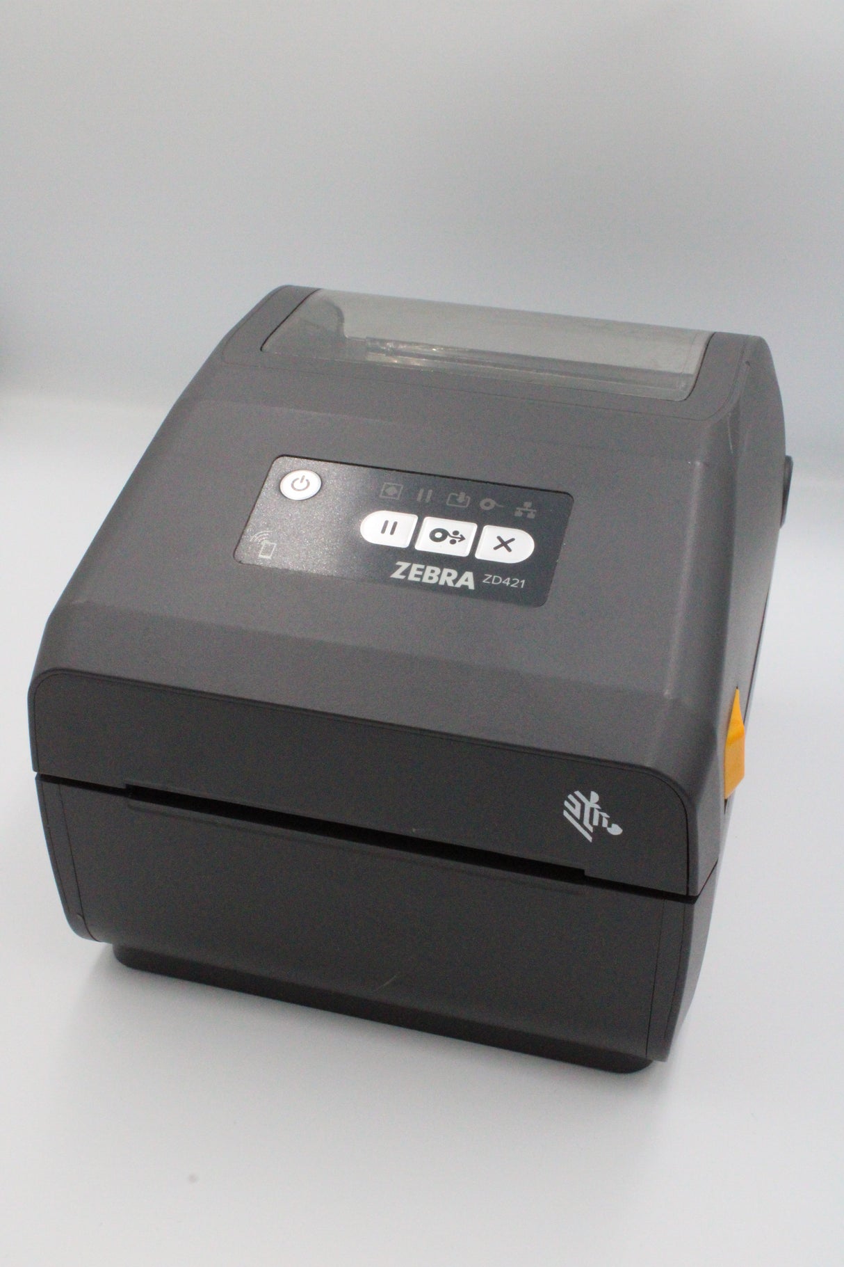 Zebra ZD421 label printer 203dpi USB Ethernet Bluetooth general product view for desktop use