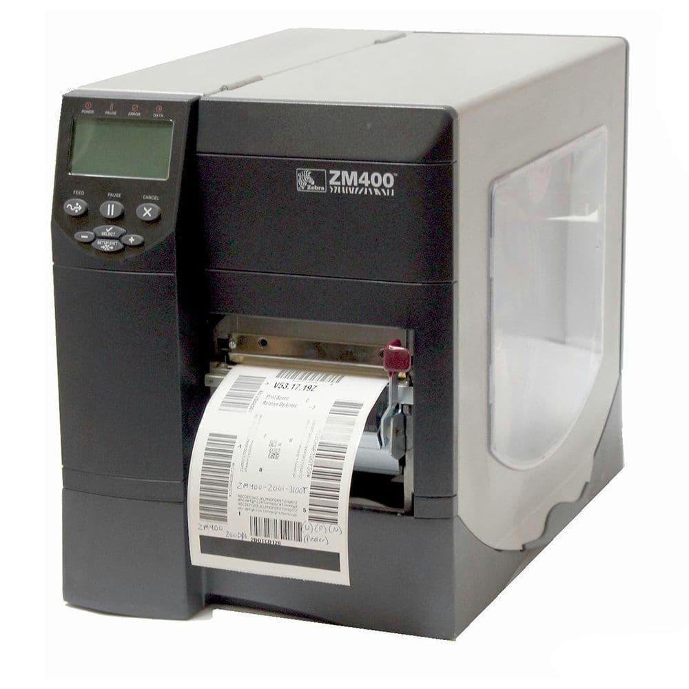 Zebra ZM400 203DPI 4" D/T & T/T Industrial Label Printer - B/G Wireless USB & LAN - Z4M00-200E-0700T