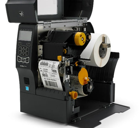 Zebra ZT410 300DPI D/T & T/T Industrial Label Printer - LAN/USB & Rewind / Dispenser